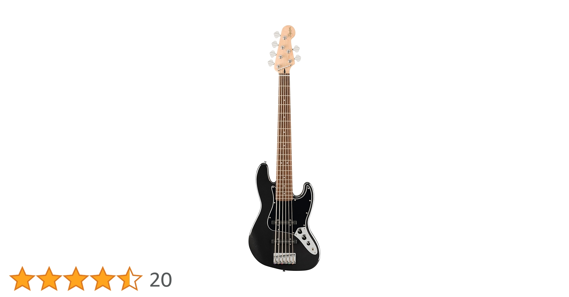 Squier Affinity Series Jazz Bass Ⅵ Squier by Fender Affinity Series Jazz Bass VI (Black Metallic